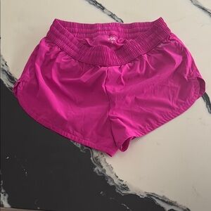 Women's Pink Athletic Shorts